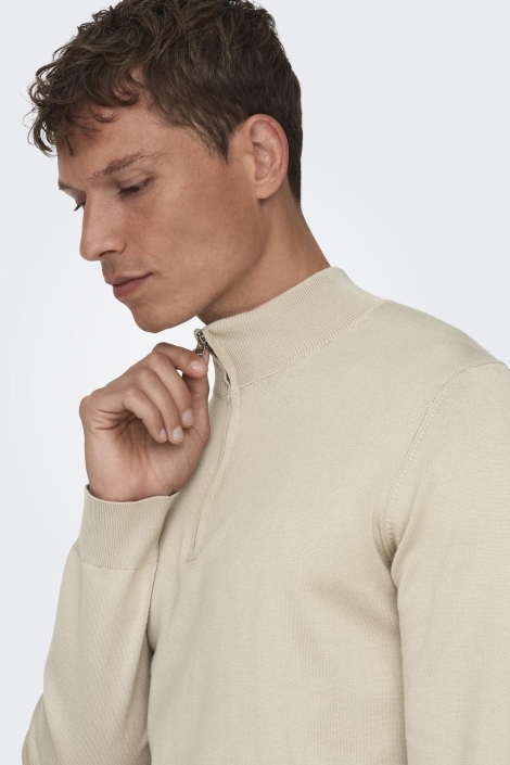 Only & Sons onswyler life reg 14 half zip knit